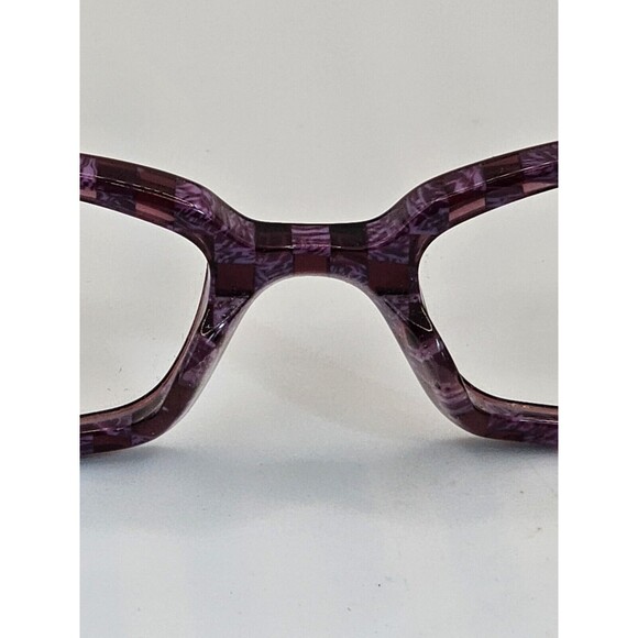 KENSIE Texture Purple 50/17/135 Eyeglasses Frame Womens Clear Lenses New - Picture 9 of 11